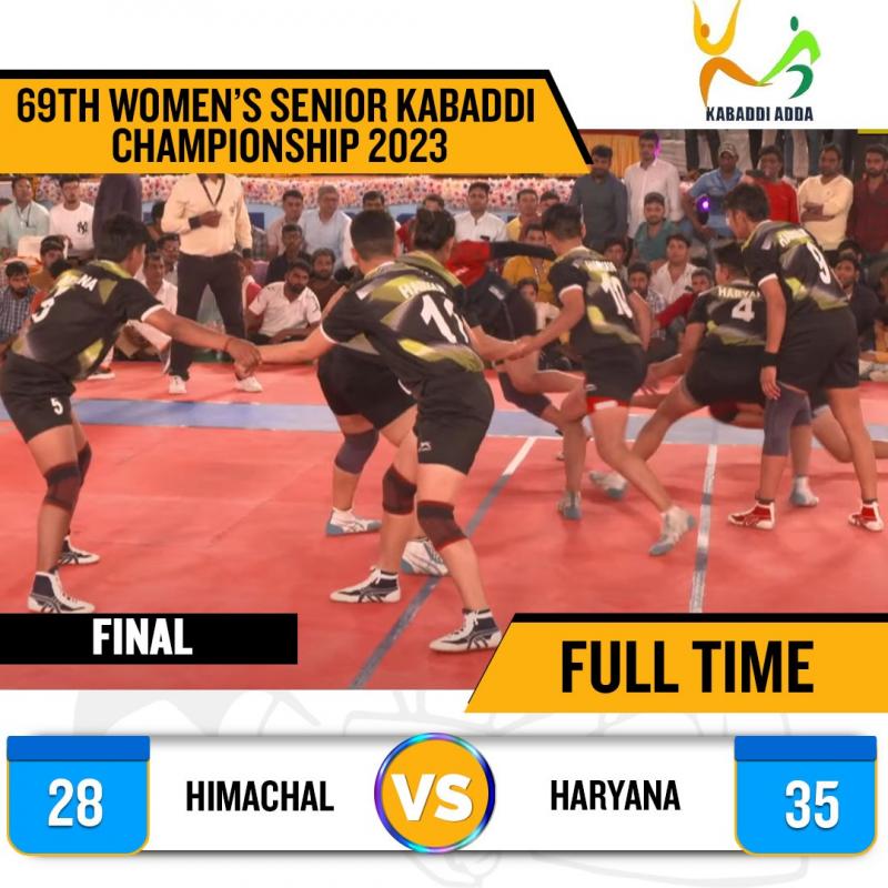 69th Senior Women's Senior National Kabaddi Championship 2023 Final